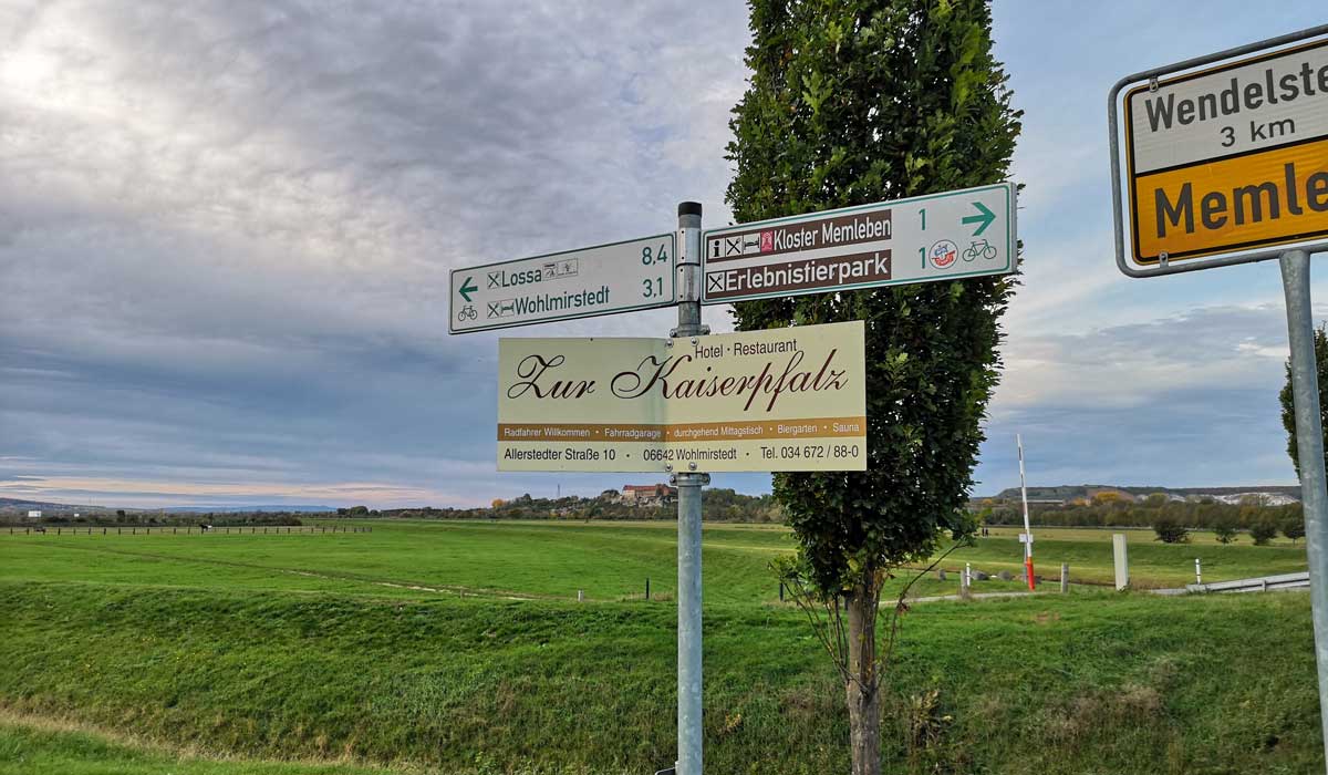 Unstrut Radweg – von Roßleben nach Memleben und zurück